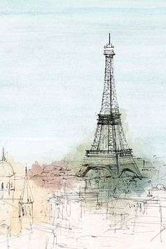 Paris Lookout I, Isabelle Z  by PI Creative Art