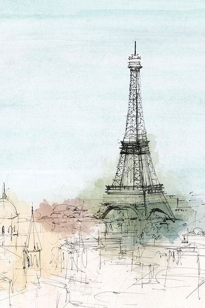 Paris Lookout I, Isabelle Z  par PI Creative Art
