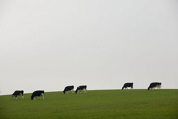 Koeien in glooiend landschap van Ger Loeffen