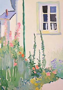 Garden Botanical House Window Fauvism