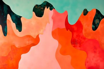 Vloeiende bergen van FRESH Fine Art