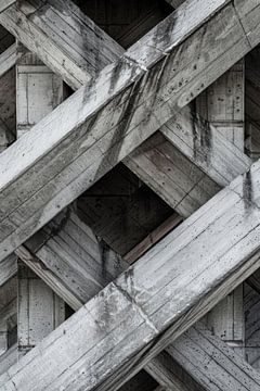 Minimalist architecture photography by Poster Art Shop