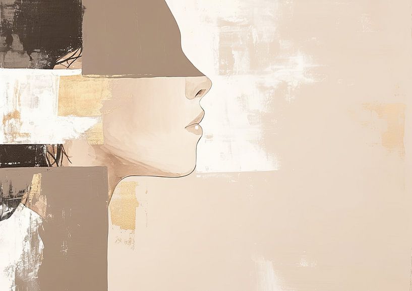 Visage de femme | Whisper of the Modern Muse par Art Merveilleux