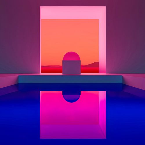 Sonnenuntergang Reflextion