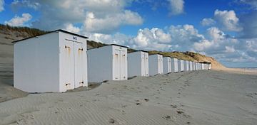 Strandhuisjes Texel  by Ronald Timmer