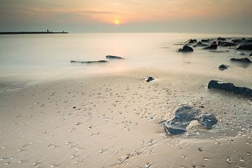 Het strand van Scheveningen - 1 van Damien Franscoise