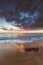 Strand zonsondergang 2 van Andy Troy thumbnail