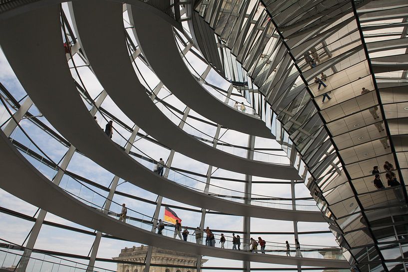 Le dôme du Reichstag par Jim van Iterson