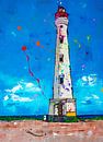 California lighthouse Aruba by Happy Paintings thumbnail