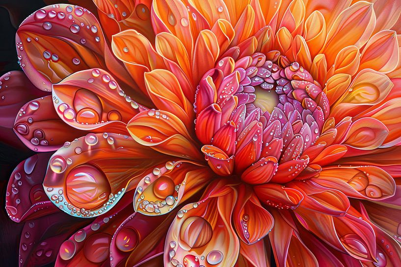 fleurs pittoresques et colorées par Egon Zitter