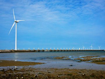 Storm surge barrier Zeeland 1 by Martin de Bouter
