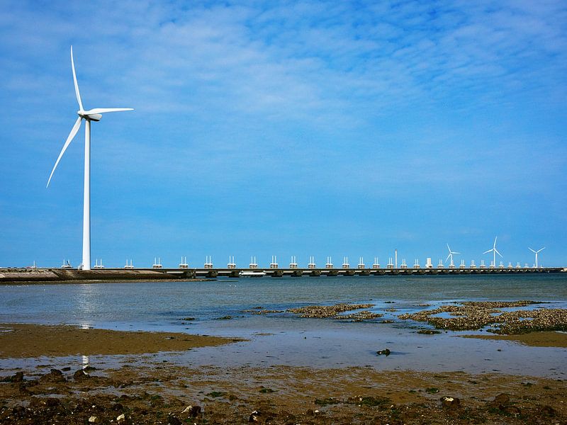 Storm surge barrier Zeeland 1 by Martin de Bouter