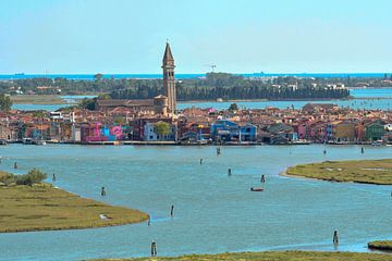 Burano Venetië van Merijn Loch
