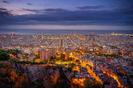 Ansicht von Barcelona von Dennis Donders Miniaturansicht