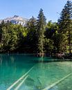 De Blausee in Zwitserland van Dayenne van Peperstraten thumbnail
