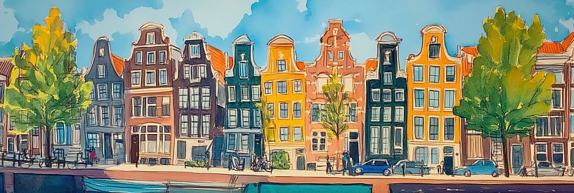 Peinture Amsterdam moderne par Peinture Abstraite