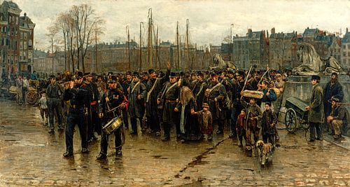 Het transport der kolonialen, Isaac Israels