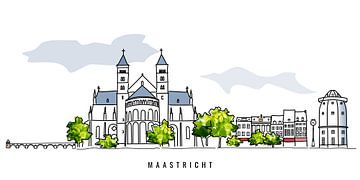 Skyline von Maastricht