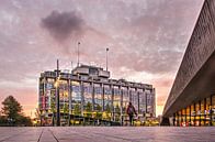 Großhandel-Gebäude und Hauptbahnhof von Frans Blok Miniaturansicht