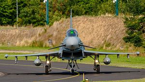 Der Eurofighter Typhoon der Luftwaffe.