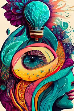 KI GOES ART - POP Art #1 von Nicole Holz