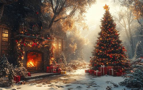 Cozy Christmas Living Room