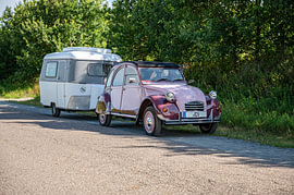 Eend en caravan