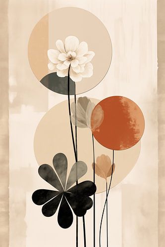 Florale Kreise: Erdige Farbtöne