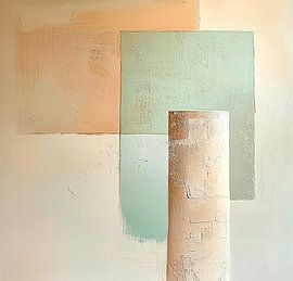 Geometrie | Pastellblöcke Umarmung von Zen und Mehr