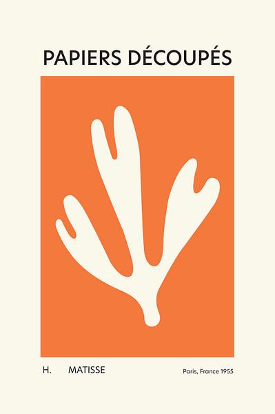 Matisse I - Orange par Walljar