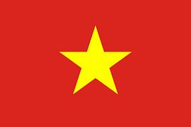 Offizielle Flagge der Sozialistische Republik Vietnam von de-nue-pic