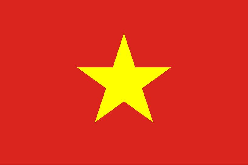 Official flag of the Socialist Republic of Vietnam by de-nue-pic
