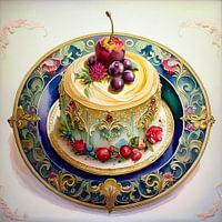 Un gâteau comme une œuvre d'art
