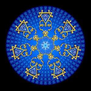 Mandala de cristal ANGE MICHAEL-Shoon'A'Naar/Excalibur sur SHANA-Lichtpionier