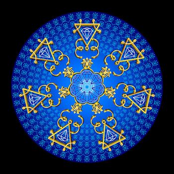 Mandala de cristal ANGE MICHAEL-Shoon'A'Naar/Excalibur