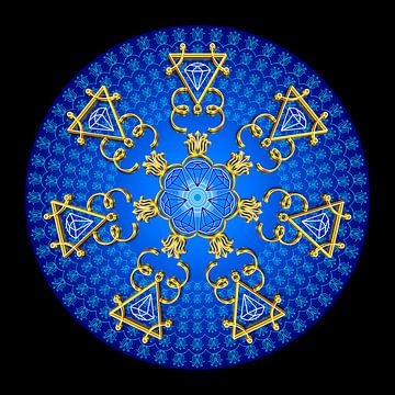 Kristal Mandala ANGEL MICHAEL-Shoon'A'Naar/Excalibur van SHANA-Lichtpionier