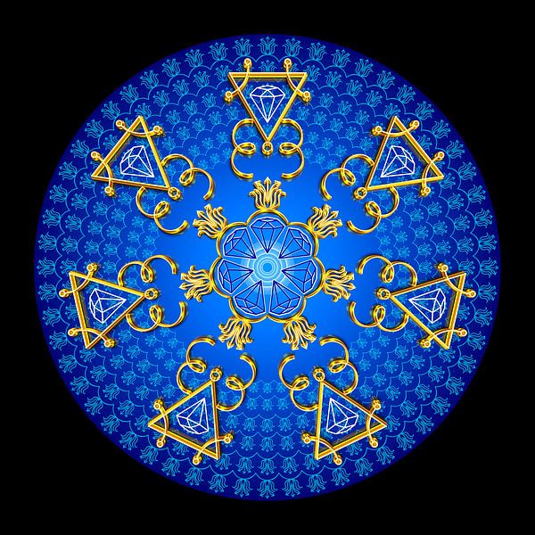 Crystal Mandala ANGEL MICHAEL-Shoon'A'Naar/Excalibur by SHANA-Lichtpionier