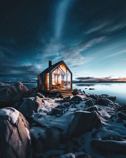 Haus mit Ausblick von fernlichtsicht