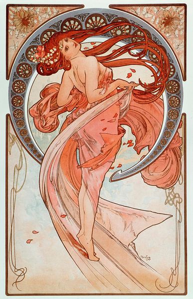 Der Tanz - Alphonse Mucha von Bridgeman Masters