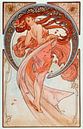 Der Tanz - Alphonse Mucha von Bridgeman Masters Miniaturansicht