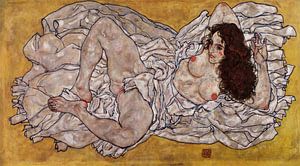 Liegender Frau, Egon Schiele