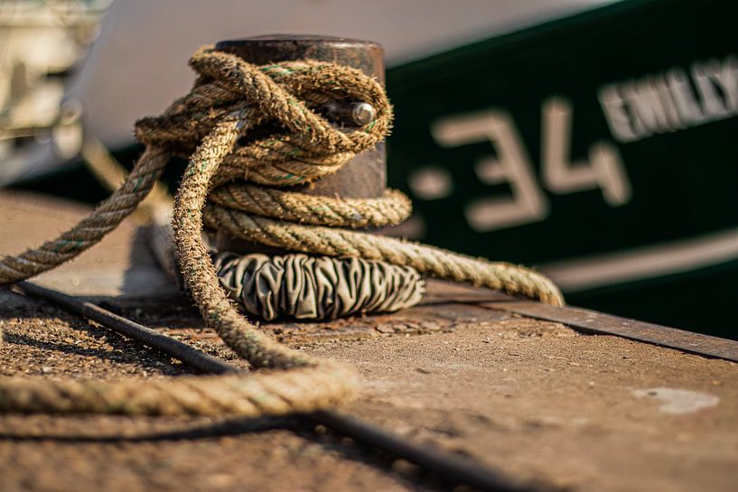 Zoutkamp mooring post by Michaël Zwaagman