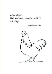 Morgendämmerung Haiku Englisch