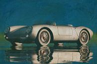 Porsche 550 Spyder des années 50 - Une voiture de sport emblématique par Jan Keteleer Aperçu