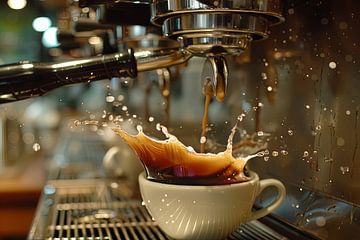 Kunst mit Kaffee von Egon Zitter