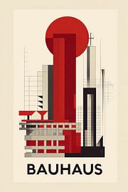 Affiche du Bauhaus sur Franka Poulain