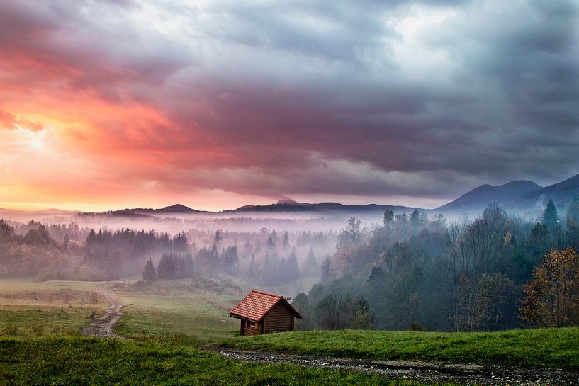 Lever de soleil à Gorski Kotar par René Pronk