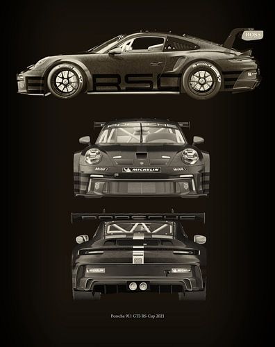 Porsche 911 GT-3 RS - Cup 2021 trio