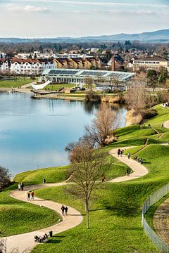 Sonntagsspaziergang am Seepark in Freiburg von Andreas Nägeli