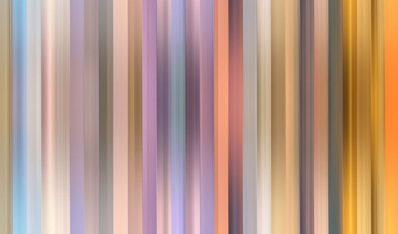 Farbpalette des Sonnenaufgangs in den Niederlanden von Reina Nederland in kleur